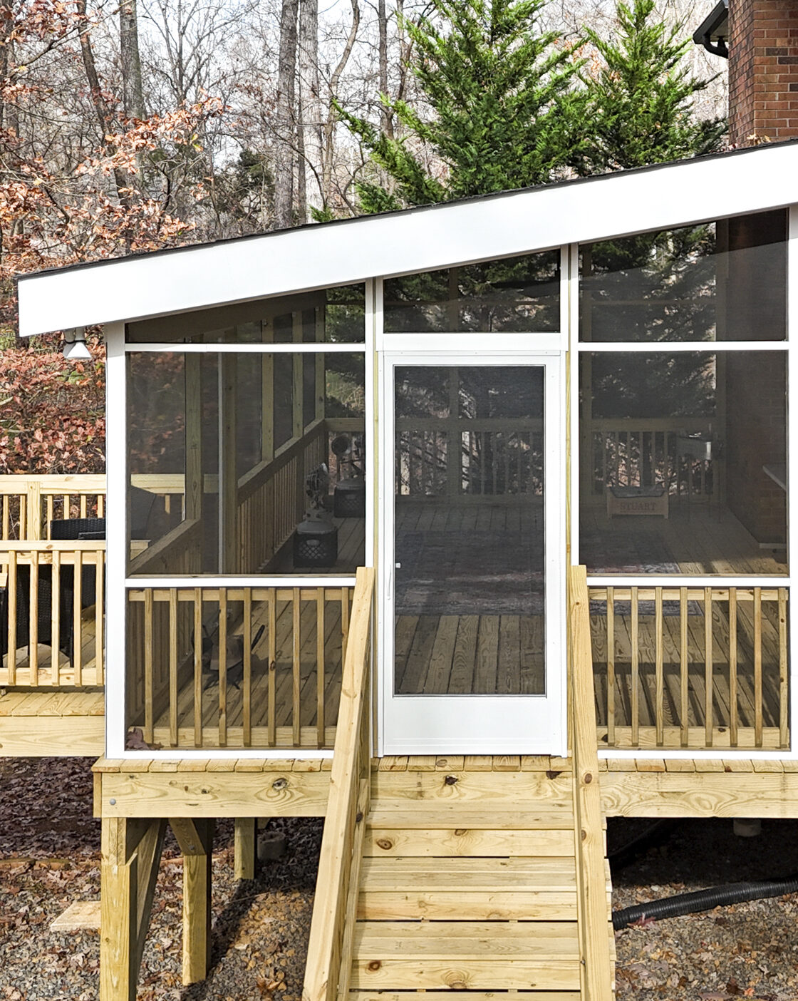 outdoor space remodeling project