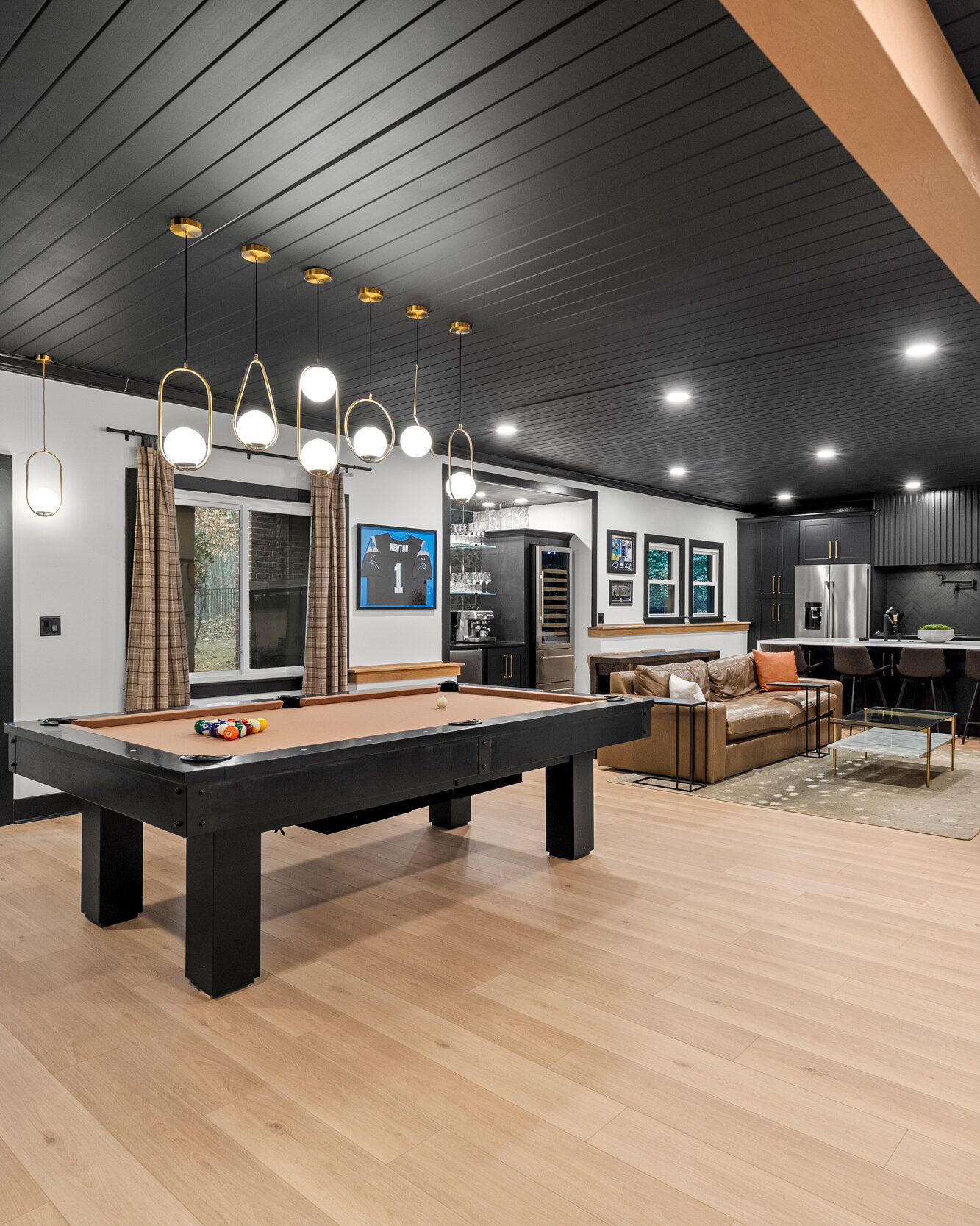 indoor gaming space remodel