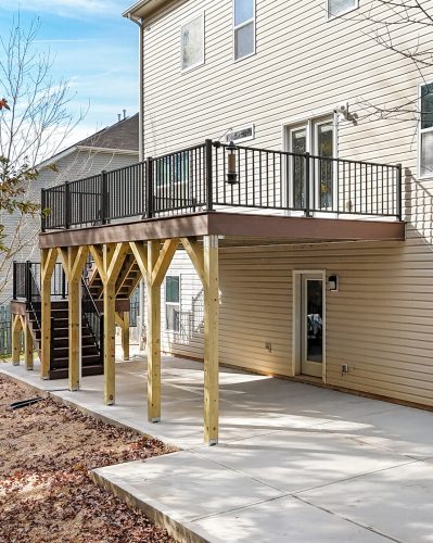 outdoor living area renovation